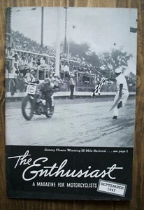 The Enthusiast Magazine for Motorcyclists Harley Davidson September 1947 - Picture 1 of 5