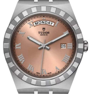 Tudor Royal Salmon dial Mens Watch 41 M28600-0009 - Picture 1 of 10