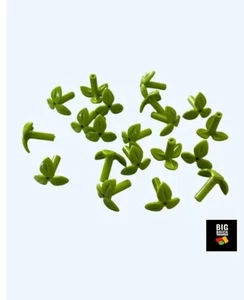 BBLB Brick Small Leaves with bar x 20. City, Lego compatible- 37695 New - Picture 1 of 2
