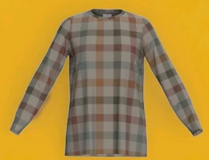 Lularoe Sharon Long Sleeve Plaid Top  New Excellent Large Soft Stretch B7  - Picture 1 of 5