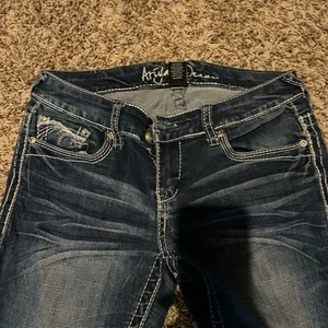 Ariya Jeans Size 5 Teen Blue Denim Stretch Skinny Jeans - Picture 1 of 9