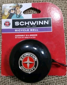 Campana de bicicleta de metal negro de calidad Schwinn SW76673-6 ¡AJUSTE UNIVERSAL! - Imagen 1 de 3