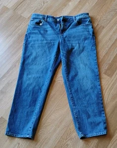 Jeans de mezclilla Talbots talla 16 Everyday Relaxed azul Bristol - Imagen 1 de 11