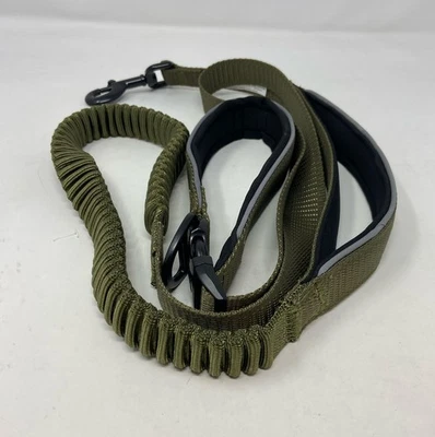 Амортизирующий поводок для собаки банджи KONG громкая связь с дорожной ручкой, 6 футов, зеленый - Изображение 1 из 4