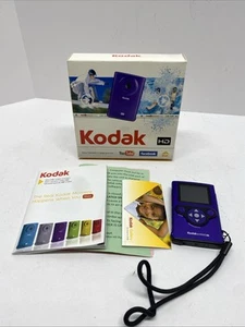 Kodak Mini HD 720 Video Camera 1.8" LCD Model Zm2 1.8" LCD - Purple - Picture 1 of 5