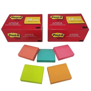 Post-it Mini Notes 48 Pads 1-3/8" x 1-7/8" Multi-Color, 100 Sticky Notes per Pad - Picture 1 of 10