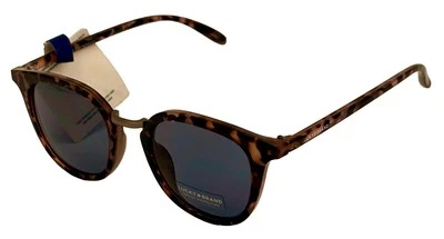 Lucky Brand Womens Black Tortoise Plastic Square Sunglass, Smoke Lens Pico - Image 1 of 4