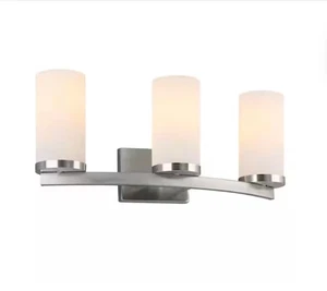 Design House 589150 Desta 3 Light 22"W Bathroom Vanity Light - Nickel - Picture 1 of 4