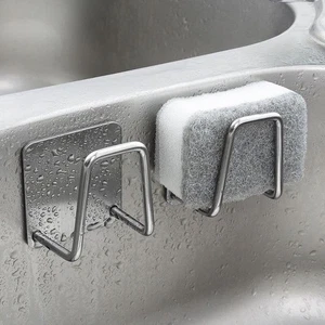 1pc Stainless Steel Sink Rack Sponge & Steel Ball Holder - Picture 1 of 9