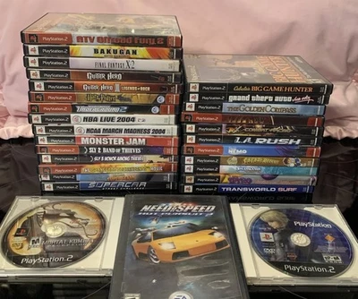 Lote de 29 Videojuegos Sony PlayStation 2 PS2 Guitar Hero Harry Potter LEER Foto 1 de 4
