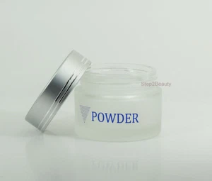 Tarro de vidrio esmerilado vacío - 2 oz - polvo - Imagen 1 de 1