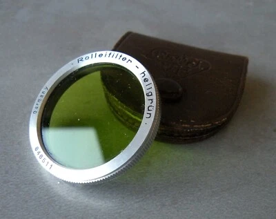 ROLLEI Rolleifilter Heligrun Green 34mm Lens Filter with Case - Image 1 of 4