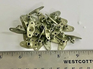 Anchor Locking Nuts 25 Aluminum #8-32 x 5/16 Countersunk Two Lug Fixed Plate Nut - Foto 1 di 7