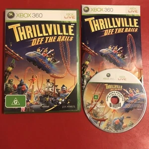 Thrillville Off The Rails Xbox 360 - Ex Rental - Theme Park Simulation - Picture 1 of 2