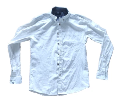Industrialize (by Blue Inc) - White shirt - Weißes Hemd / Size: M Slim fit - Image 1 of 4