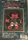 Christmas Jingle Bell Kit NOEL WREATH Craft Bells Ribbon Red Green NEW Xmas