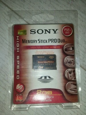 Sony Memory Stick Pro Duo 2gb High Speed Msx-m2gn 80 Mbps - Image 1 of 2