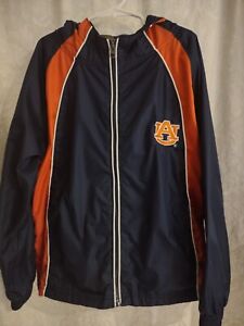 Auburn Tigers Jacket Hooded Boys Size 6-7 Fleece Inside Red Oak 