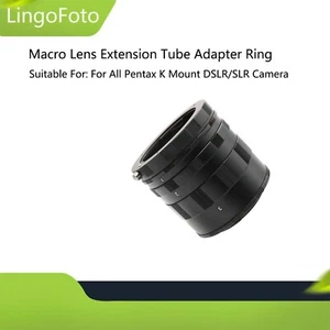 Macro Lens Extension Tube Adapter Ring For Pentax K mount PK DSLR Camera - Picture 1 of 6