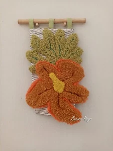Flower Harmony wall décor, 22X35 cm wall hanging, handmade, living room, bedroom - Picture 1 of 10