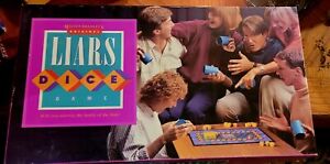 Original LIARS DICE Game - Vintage 1987 Milton Bradley  - Complete & Nice