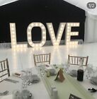 Gigantic Illuminated Letters Weddings/Celebrations - Business Opportunity