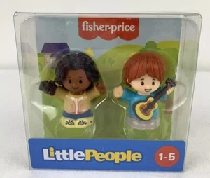 Fisher-Price Little People 2-pack Figure Set Musician Photographer Girl Play Toy - Picture 1 of 9