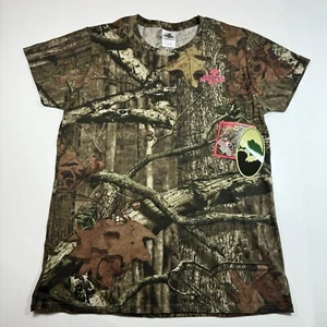 NWT Mossy Oak Break Up Infinity Camo Short Sleeve T-Shirt Ladies Size L - Picture 1 of 10