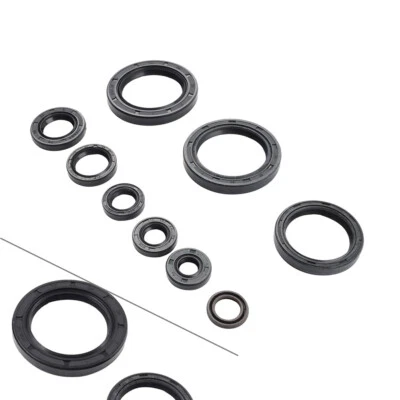 Complete Engine Oil Seal Kit Set 9pcs For Honda CRF450X 05-09/12-17 - Image 1 of 4