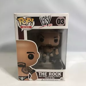 ¡WWE! Figura de vinilo abovedada Wrestling 2013 (Funko Pop) 03 The Rock Dwayne Johnson - Imagen 1 de 9
