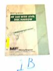 Massey Ferguson  Mf 360 Wide Level Disc Harrow Parts Book