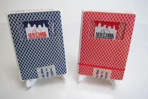 Carte da gioco New York New York Casino rosso e blu Aristocrat Club Special - Foto 1 di 4