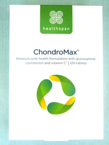 healthspan ChondroMax 120 Tablets £27.99. Glucosamine & Chondroitin. Exp 06/2025 - Picture 1 of 6
