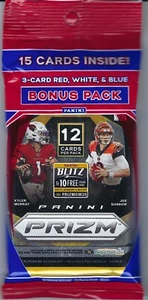 Panini Prizm Football 2020 paquete de violonchelo sellado de fábrica con paquete de bonificación Joe Burrow RC?? - Imagen 1 de 2