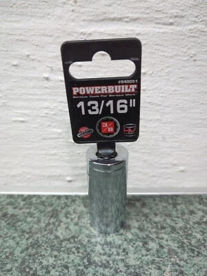 Powerbuilt 3/8 in. Drive x 13/16 in. 12 Point SAE Deep Socket - 940051 - Image 1 of 3