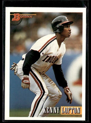1993 Bowman Kenny Lofton 417 Cleveland Indians - Image 1 of 2