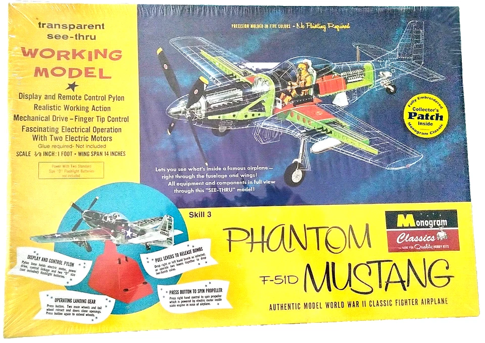 Monogram 850067 1 32 Phantom Mustang Plastic Model Kit