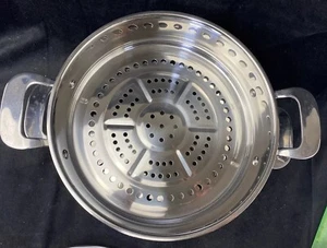 NuWAVE Model No 31120A Stainless Steel Steamer and Fondue INSERTS ONLY!!! - Picture 1 of 2