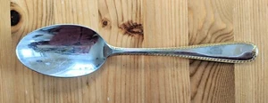 Gorham Serving Spoon Golden Ribbon Edge Glossy Japan Stainless - Picture 1 of 5