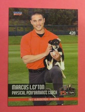 2017 Choice, Albuquerque Isotopes, Physical Performance Coach - MARCUS LEFTON