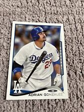 2014 Topps Series 1 Adrian Gonzalez Baseball Card #204 Los Angeles Dodgers