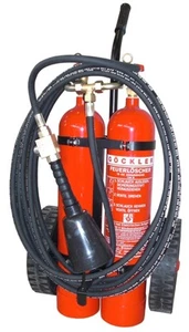 10kg fahrbarer Kohlendioxid Feuerlöscher fahrbar EN 1866 CO2 Feuerlöscher - Bild 1 von 3