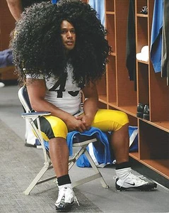 TROY POLAMALU 8X10 PHOTO PITTSBURGH STEELERS PICTURE HAIR HAIR & MORE HAIR - Picture 1 of 1