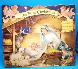 The First Christmas; Panorama Book, Unfolds With Motion, Includes 5 Carols - Imagen 1 de 9