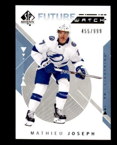 2018-19 SP Authentic #209 Mathieu Joseph Rookie #/999 (ref 58961) - Picture 1 of 2