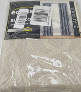 1 Eclipse Isanti Blackout Window Curtain Panel 37 x 95 -Ecru - Picture 1 of 8