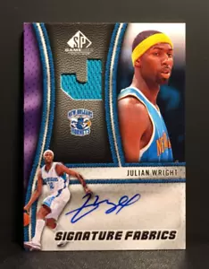 2009-10 | Upper Deck | Julian Wright | #SF-JW | New Orleans Hornets | Auto Patch - Bild 1 von 6