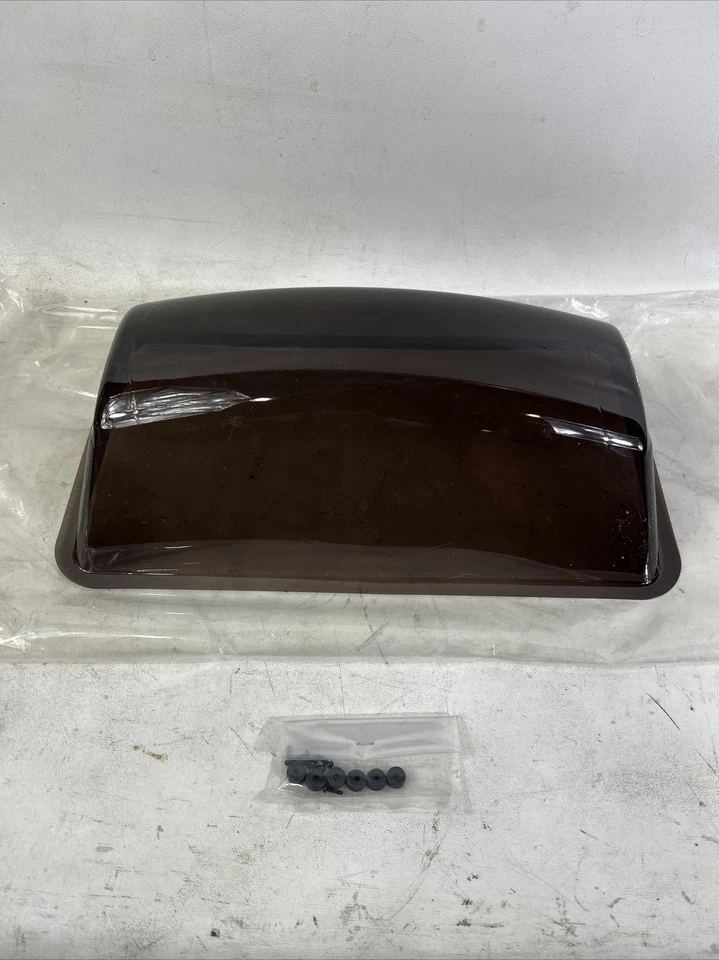 Large RC Airplane Smoke Tinted canopy Cockpit Windshield 13” - Image 1 of 4