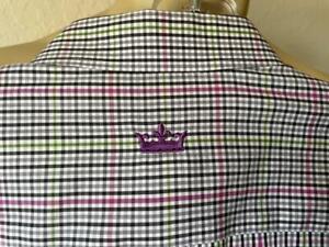 Peter Millar Men's Spring Multi Checked Long Sleeve Button Up Shirt Medium $135