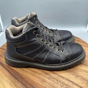 Stivali Dr. Martens Morris uomo 11 pelle marrone stringati alla caviglia casual cuciti - Foto 1 di 8